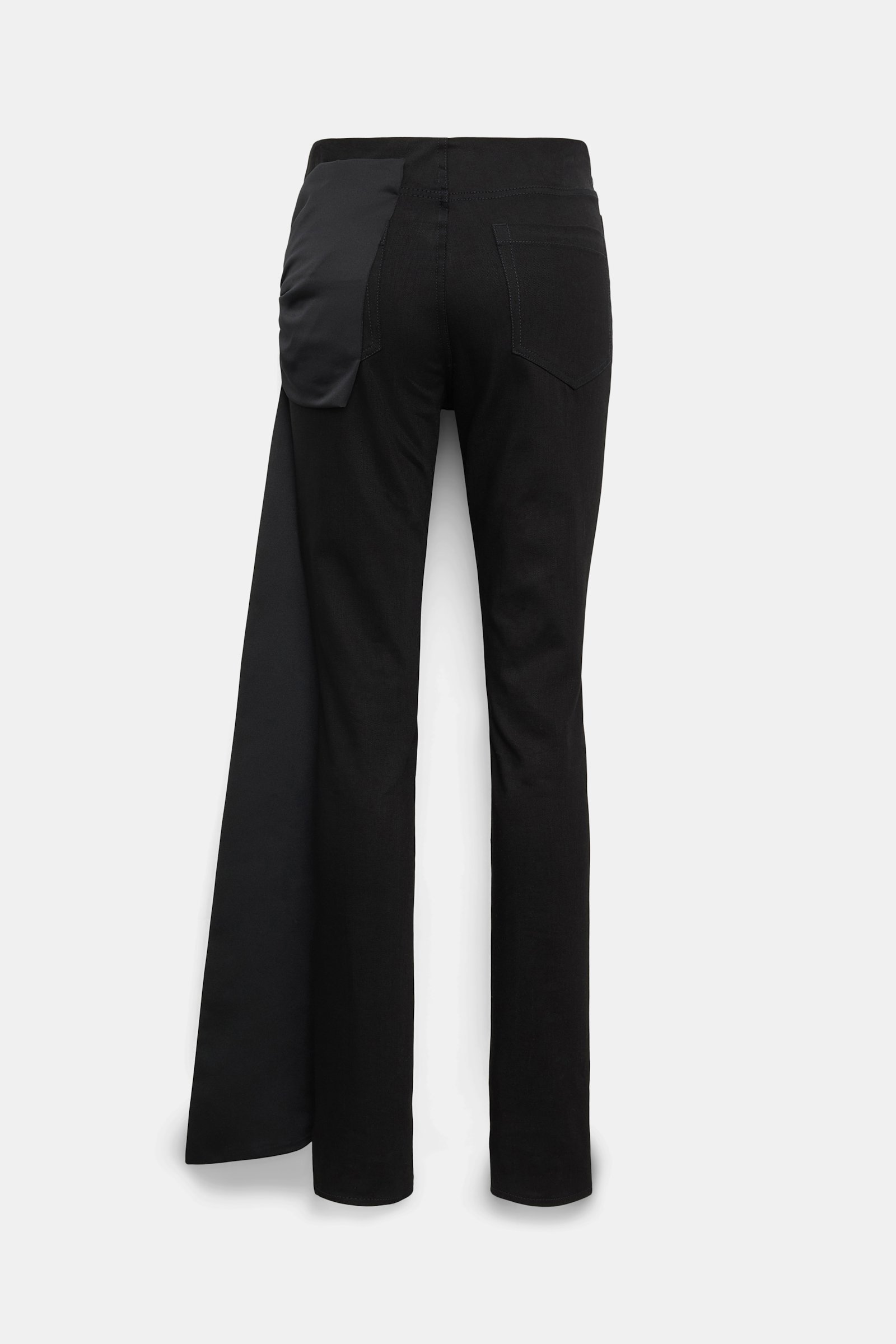 Dorothee Schumacher Skinny jeans with satin bow pure black