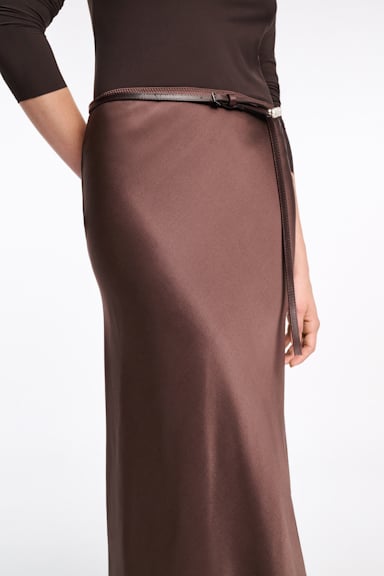 Dorothee Schumacher Bias-Cut Rock chocolate