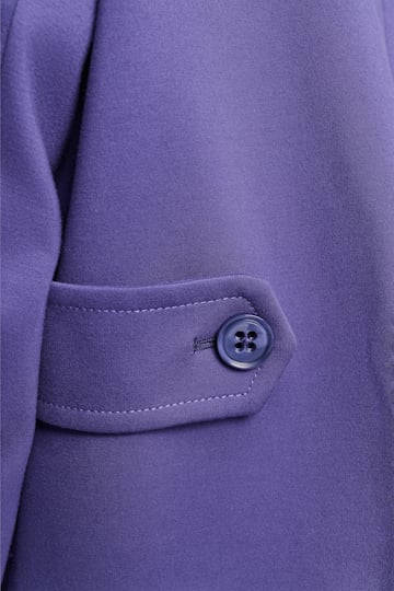 Dorothee Schumacher Cropped Punto Milano Blazer iris