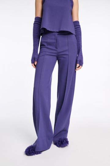 Dorothee Schumacher Hose mit weitem Bein aus Punto Milano iris