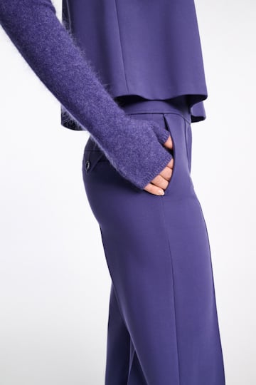 Dorothee Schumacher Hose mit weitem Bein aus Punto Milano iris
