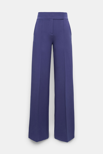 Dorothee Schumacher Hose mit weitem Bein aus Punto Milano iris