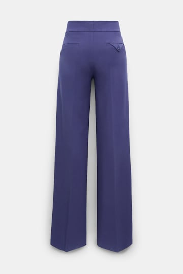 Dorothee Schumacher Hose mit weitem Bein aus Punto Milano iris
