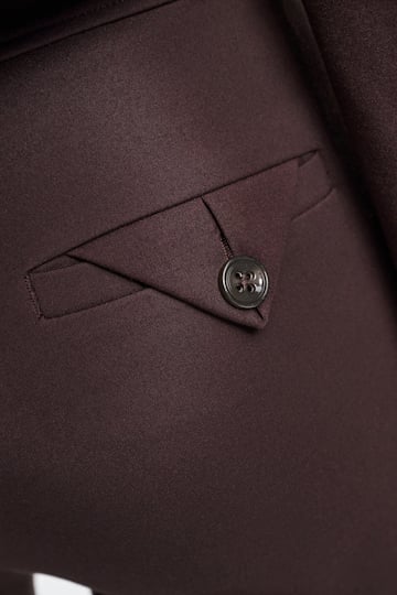 Dorothee Schumacher Hose mit weitem Bein aus Punto Milano dark chocolate