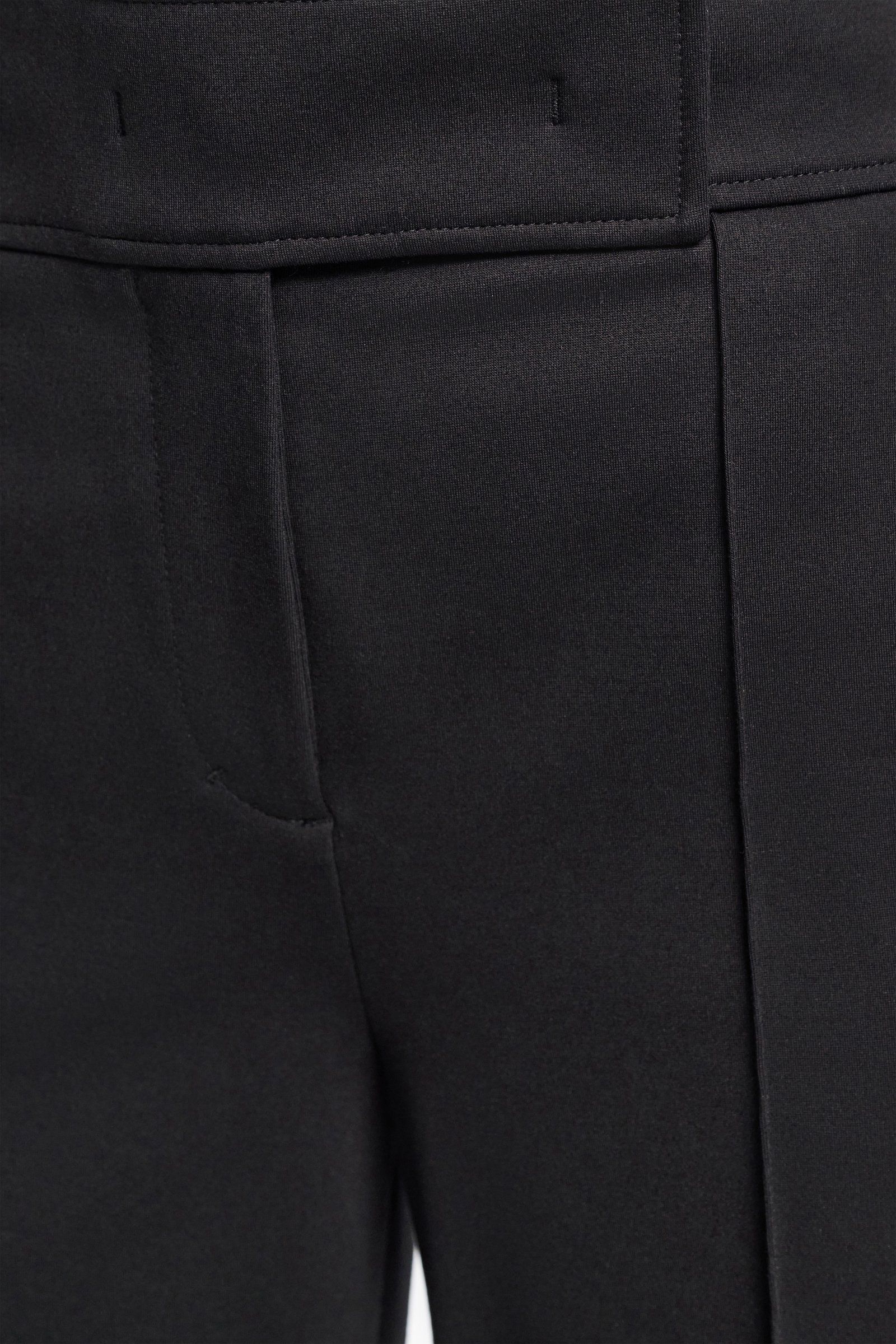 Dorothee Schumacher Hose mit weitem Bein aus Punto Milano pure black