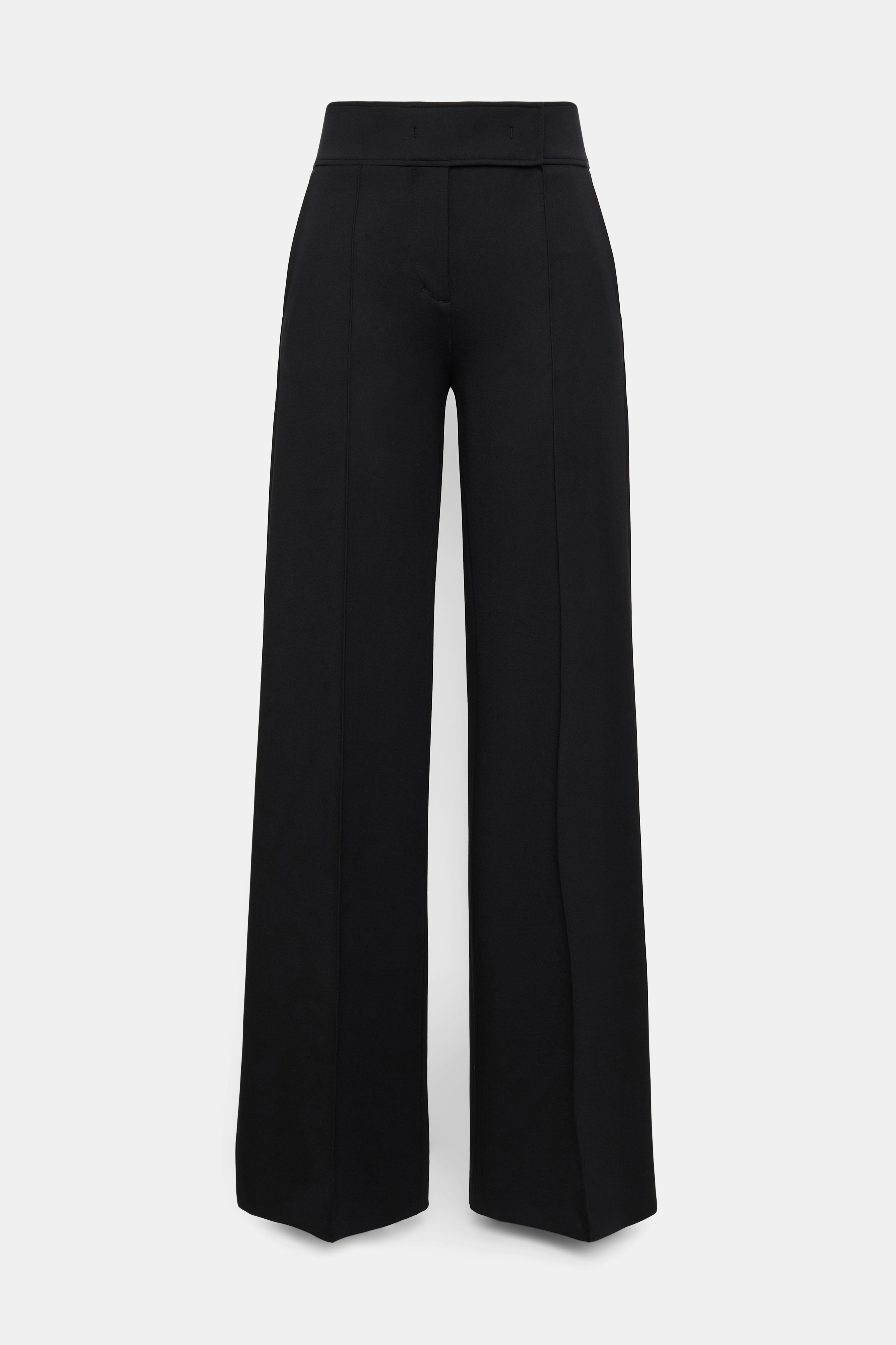 Dorothee Schumacher Wide leg pants in Punto Milano pure black