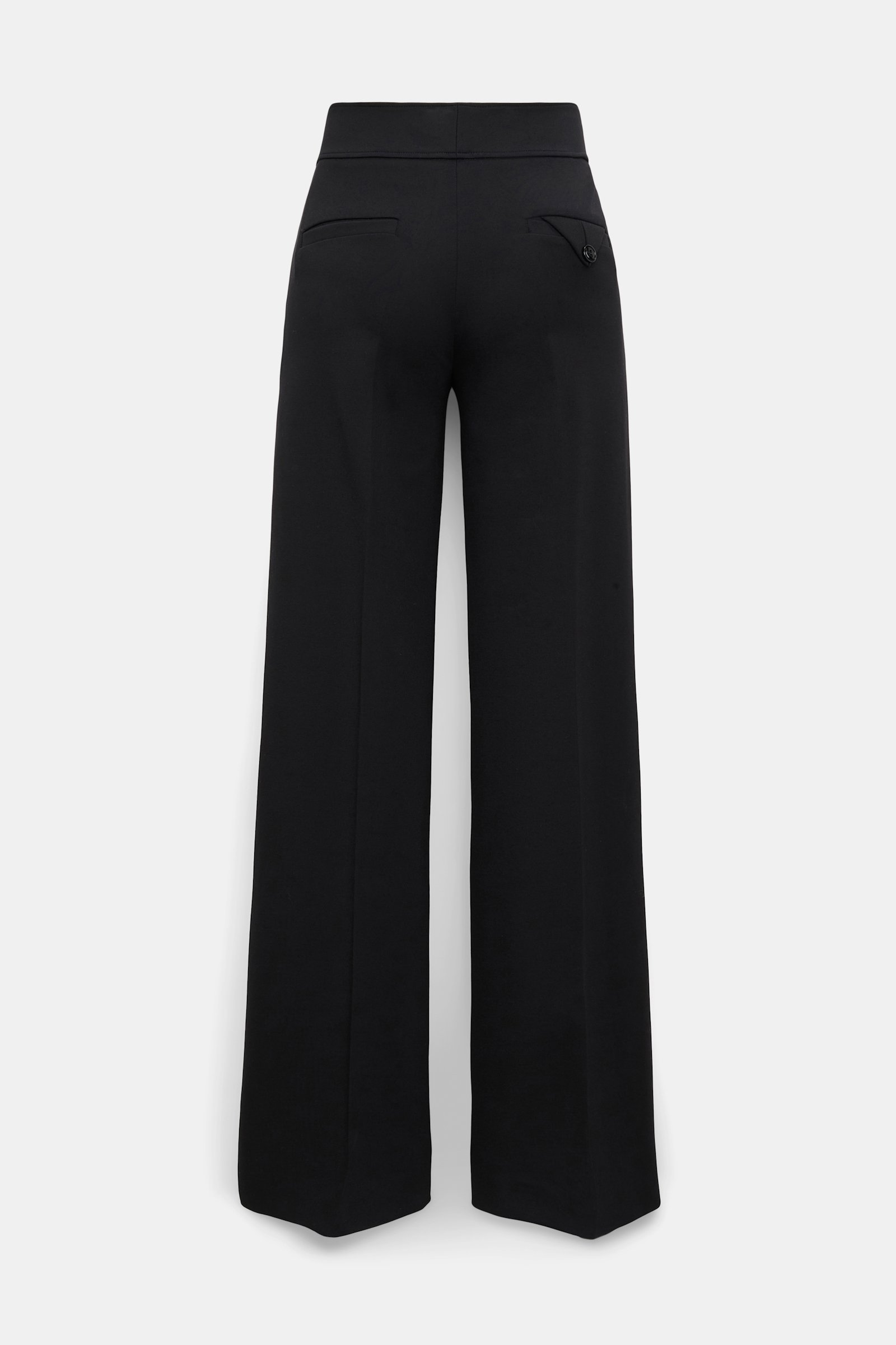 Dorothee Schumacher Hose mit weitem Bein aus Punto Milano pure black
