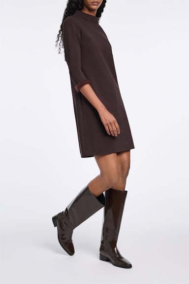 Dorothee Schumacher Shiftkleid aus Punto Milano dark chocolate