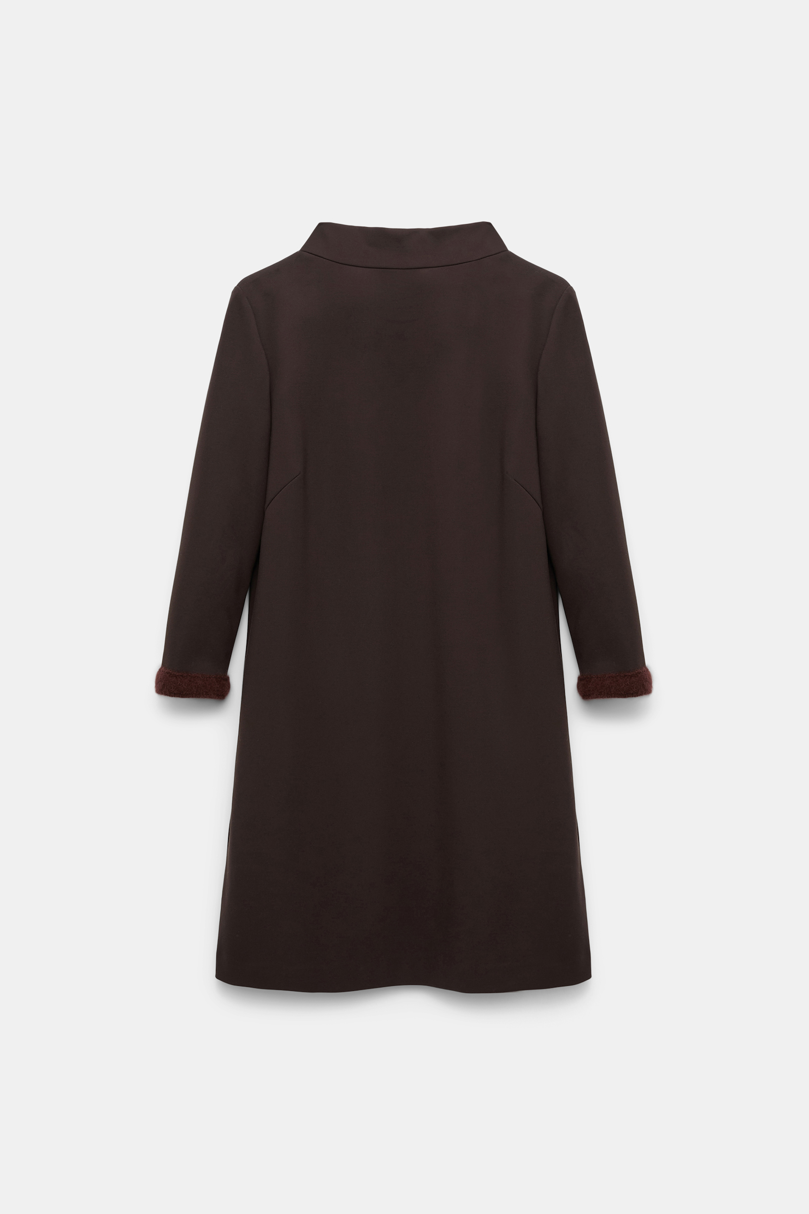 Dorothee Schumacher Shift dress in Punto Milano dark chocolate