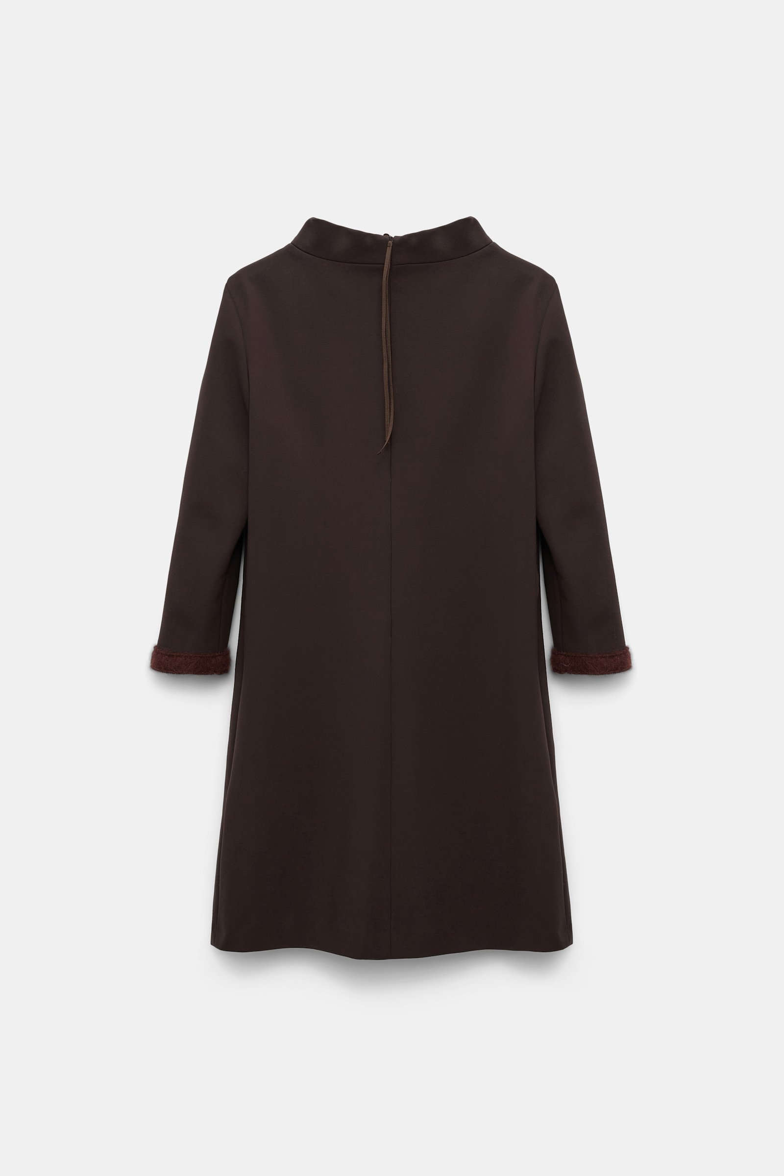 Dorothee Schumacher Shift dress in Punto Milano dark chocolate