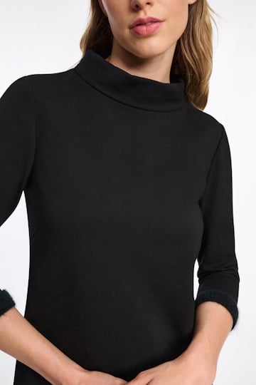 Dorothee Schumacher Shift dress in Punto Milano pure black