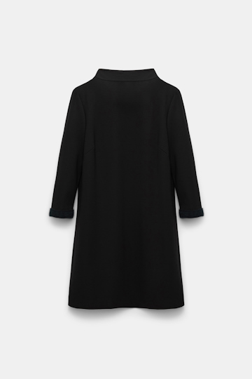 Dorothee Schumacher Shift dress in Punto Milano pure black