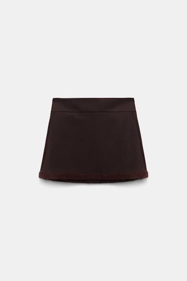 Dorothee Schumacher Minirock aus Punto Milano dark chocolate