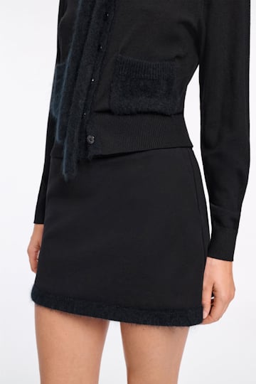 Dorothee Schumacher Minirock aus Punto Milano pure black