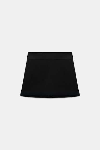Dorothee Schumacher Miniskirt in Punto Milano pure black