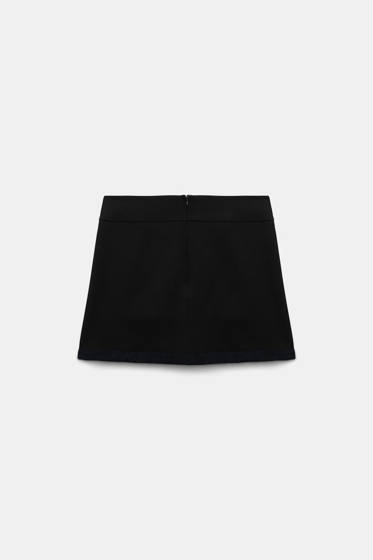 Dorothee Schumacher Minirock aus Punto Milano pure black