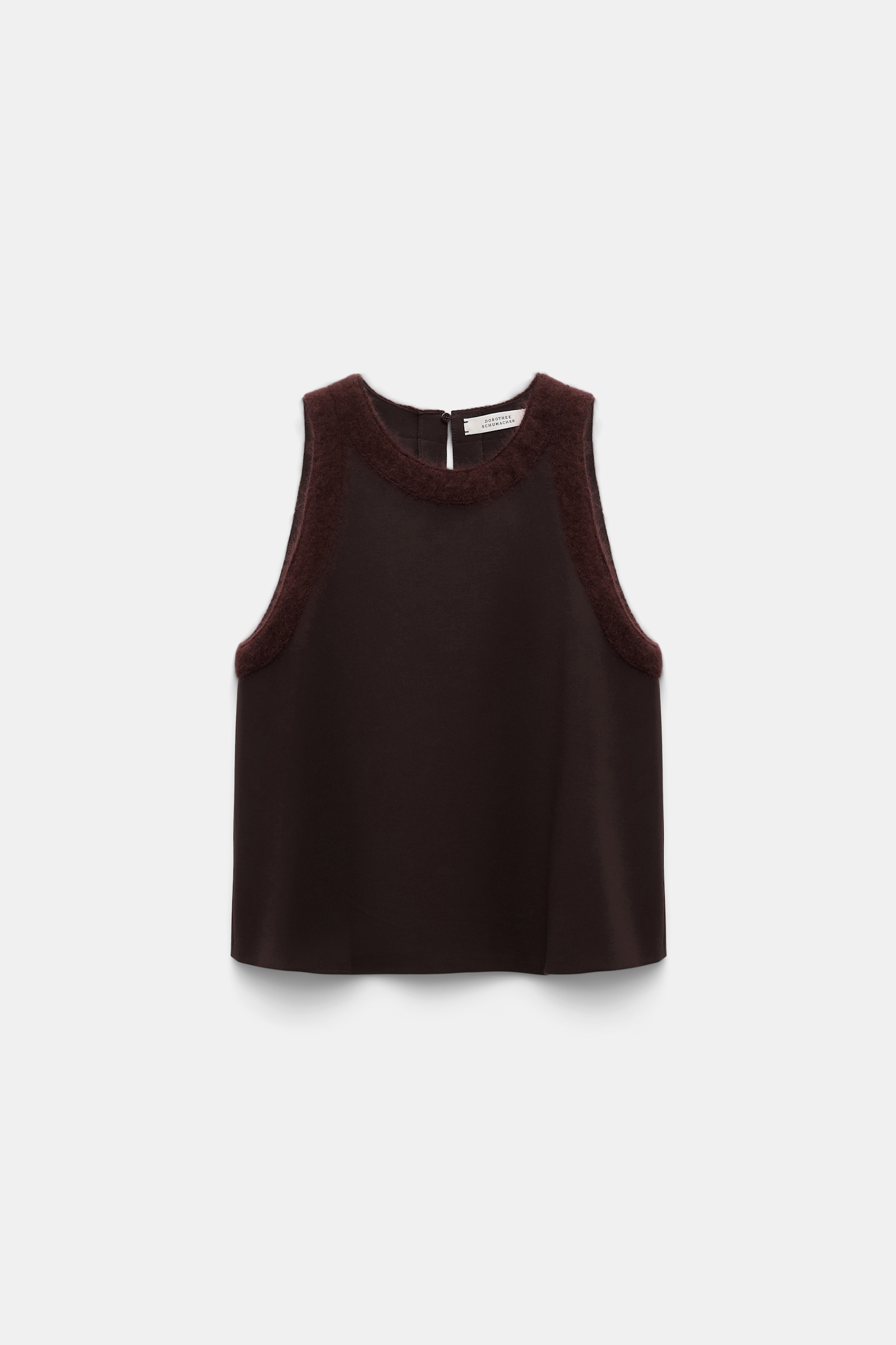 Dorothee Schumacher Shell in Punto Milano dark chocolate