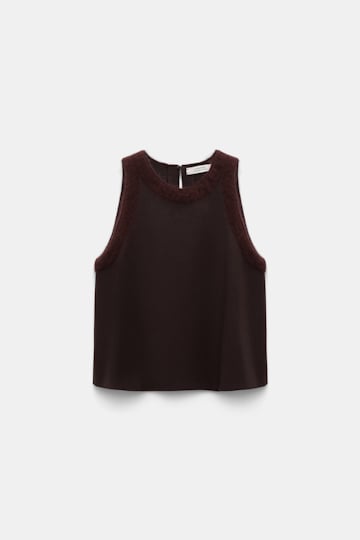 Dorothee Schumacher Top aus Punto Milano dark chocolate