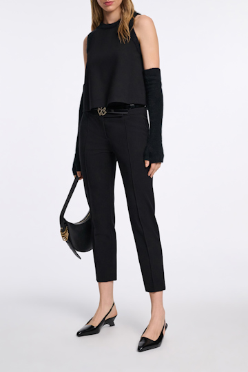 Dorothee Schumacher Top aus Punto Milano pure black