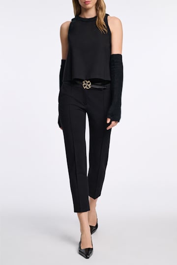 Dorothee Schumacher Top aus Punto Milano pure black