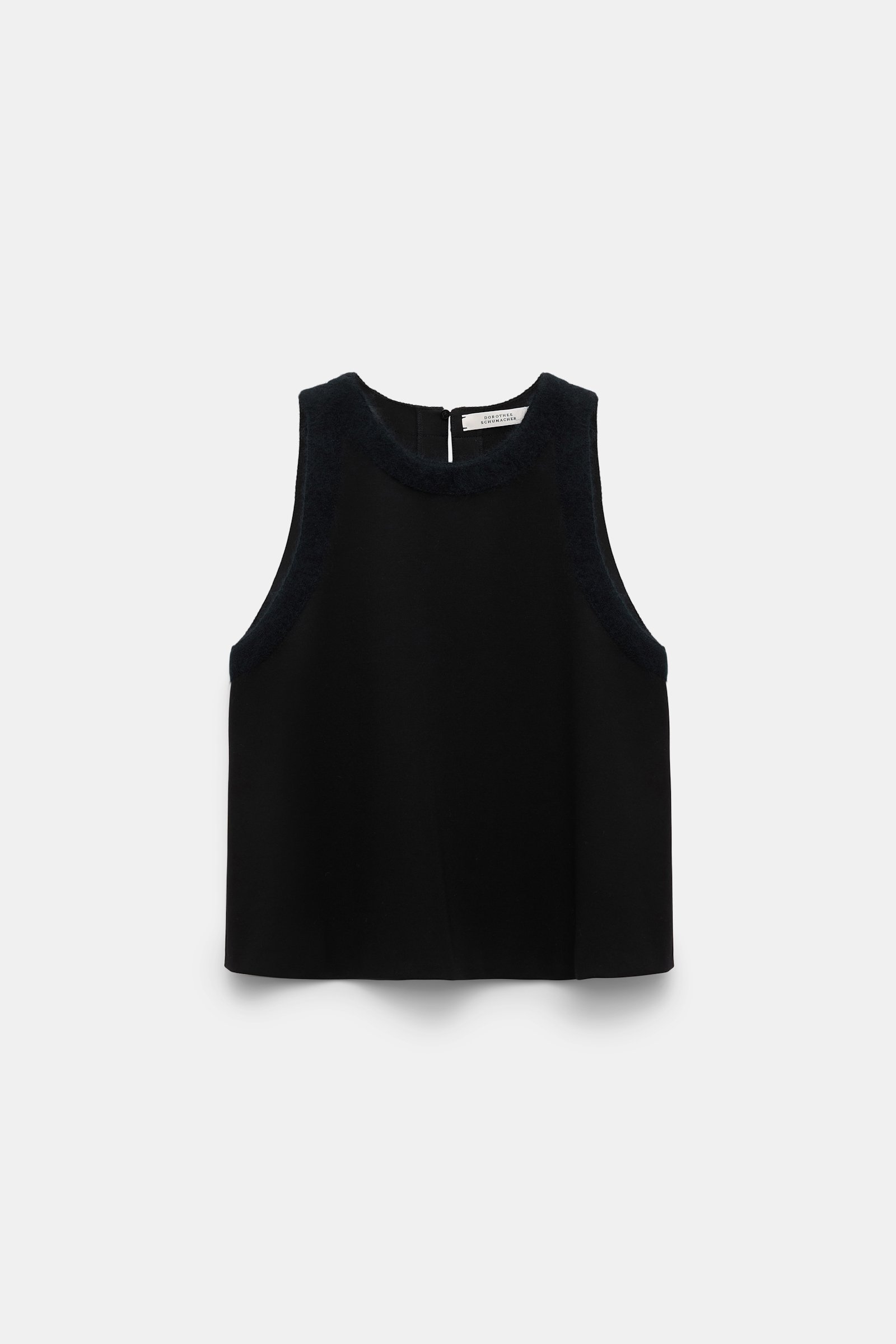 Dorothee Schumacher Top aus Punto Milano pure black