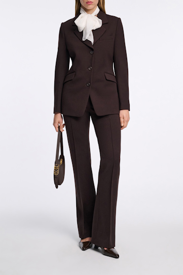 Dorothee Schumacher Blazer aus Punto Milano dark chocolate