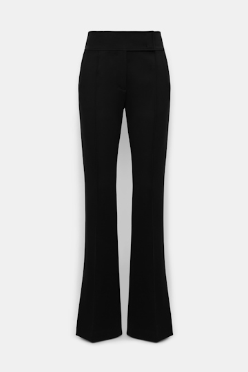 Dorothee Schumacher Bootcut Hose aus Punto Milano pure black