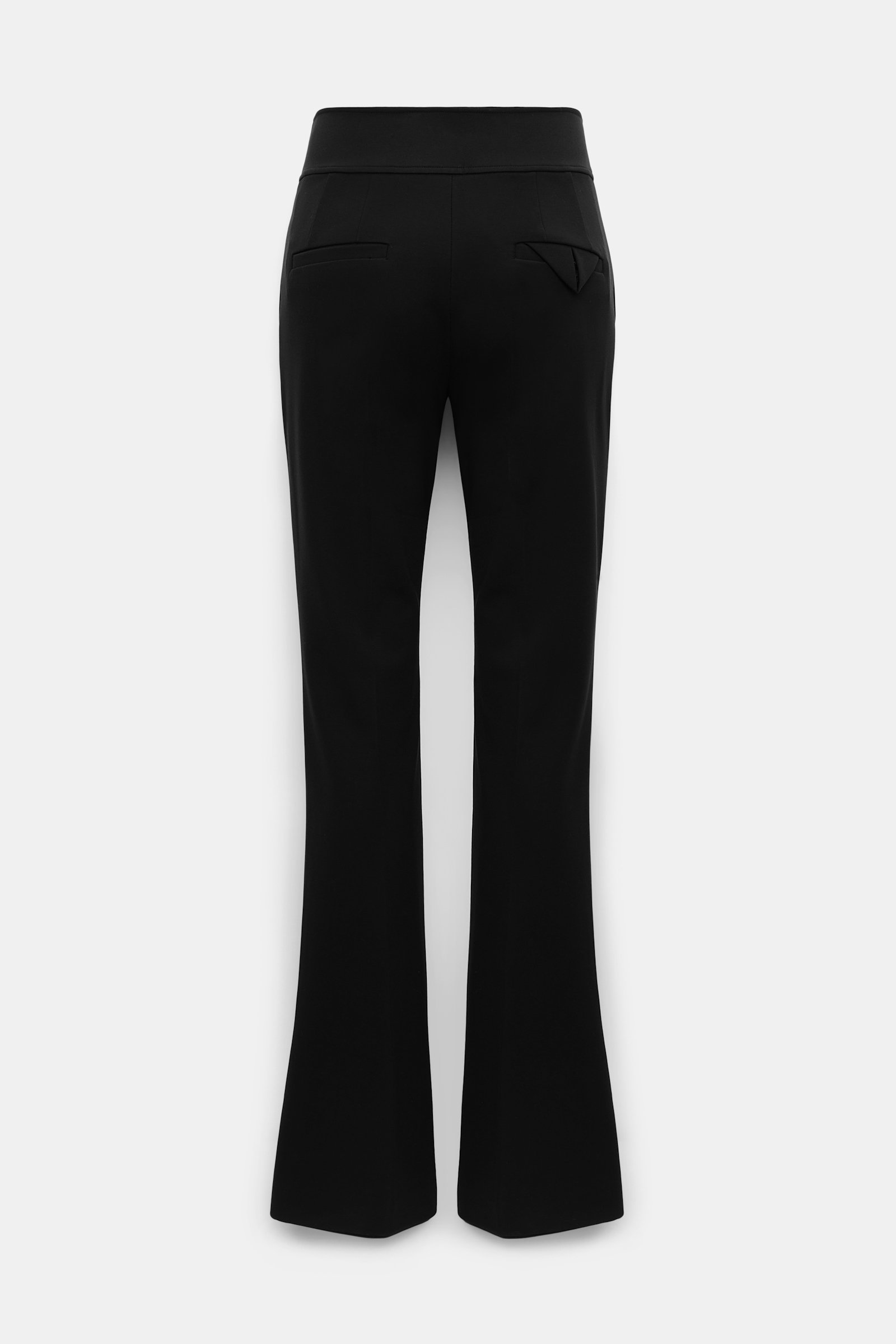 Dorothee Schumacher Bootcut Hose aus Punto Milano pure black