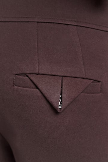 Dorothee Schumacher Zigarettenhose aus Punto Milano dark chocolate