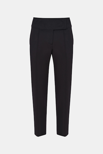 Dorothee Schumacher Zigarettenhose aus Punto Milano pure black