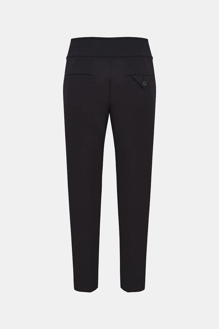 Dorothee Schumacher Zigarettenhose aus Punto Milano pure black