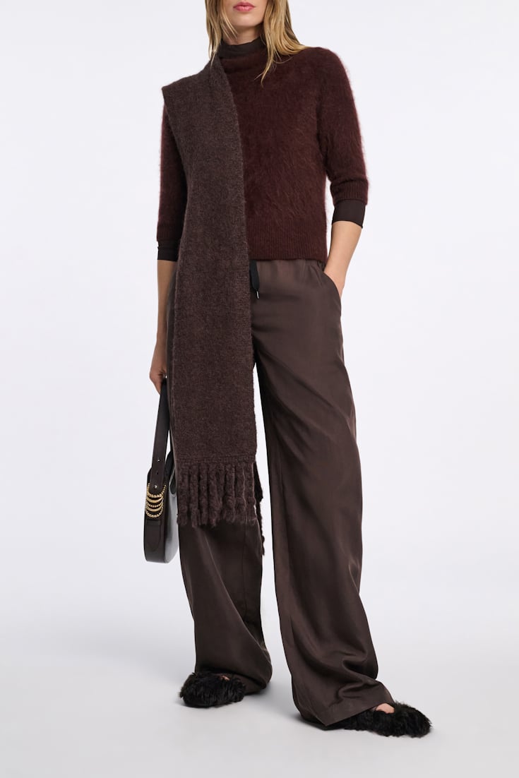 Dorothee Schumacher Hose aus Nylon dark chocolate