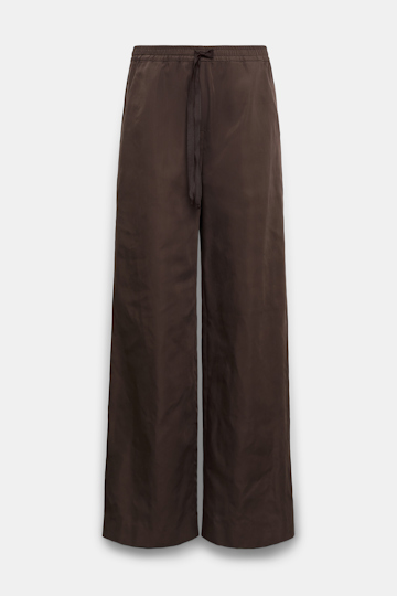 Dorothee Schumacher Nylon pants dark chocolate