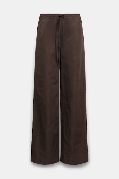 Dorothee Schumacher Hose aus Nylon dark chocolate