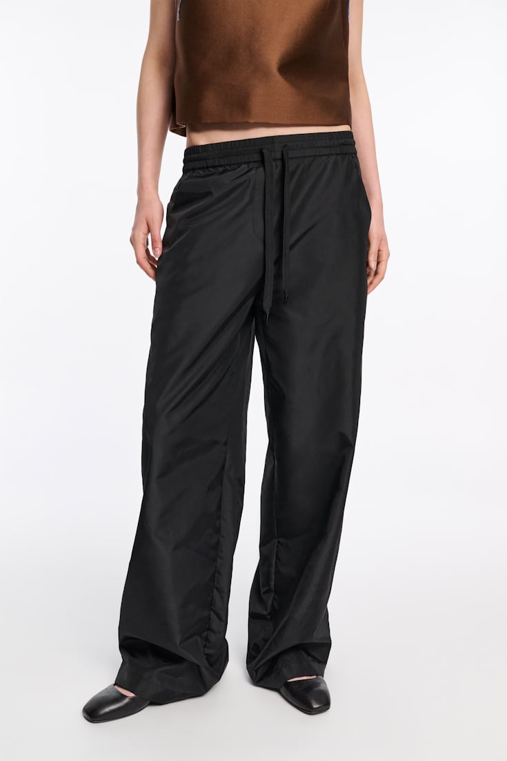 Dorothee Schumacher Hose aus Nylon pure black