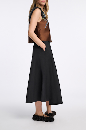 Dorothee Schumacher Rock aus Nylon pure black