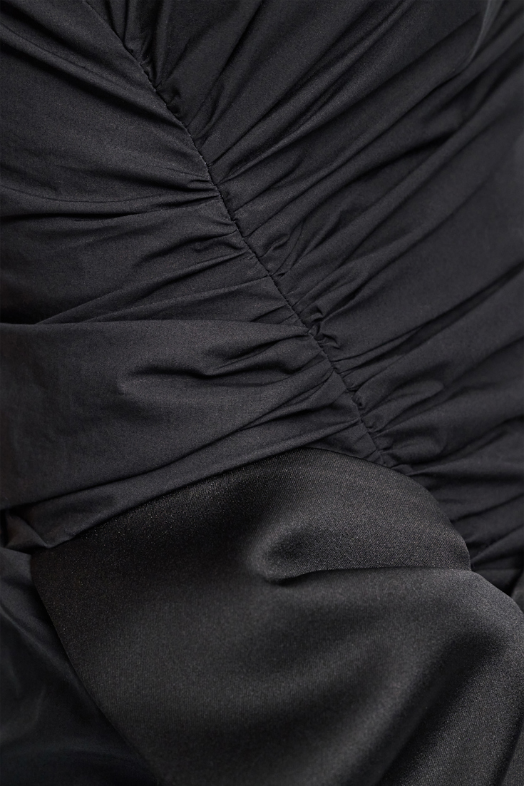 Dorothee Schumacher Long dress with maxi bow pure black