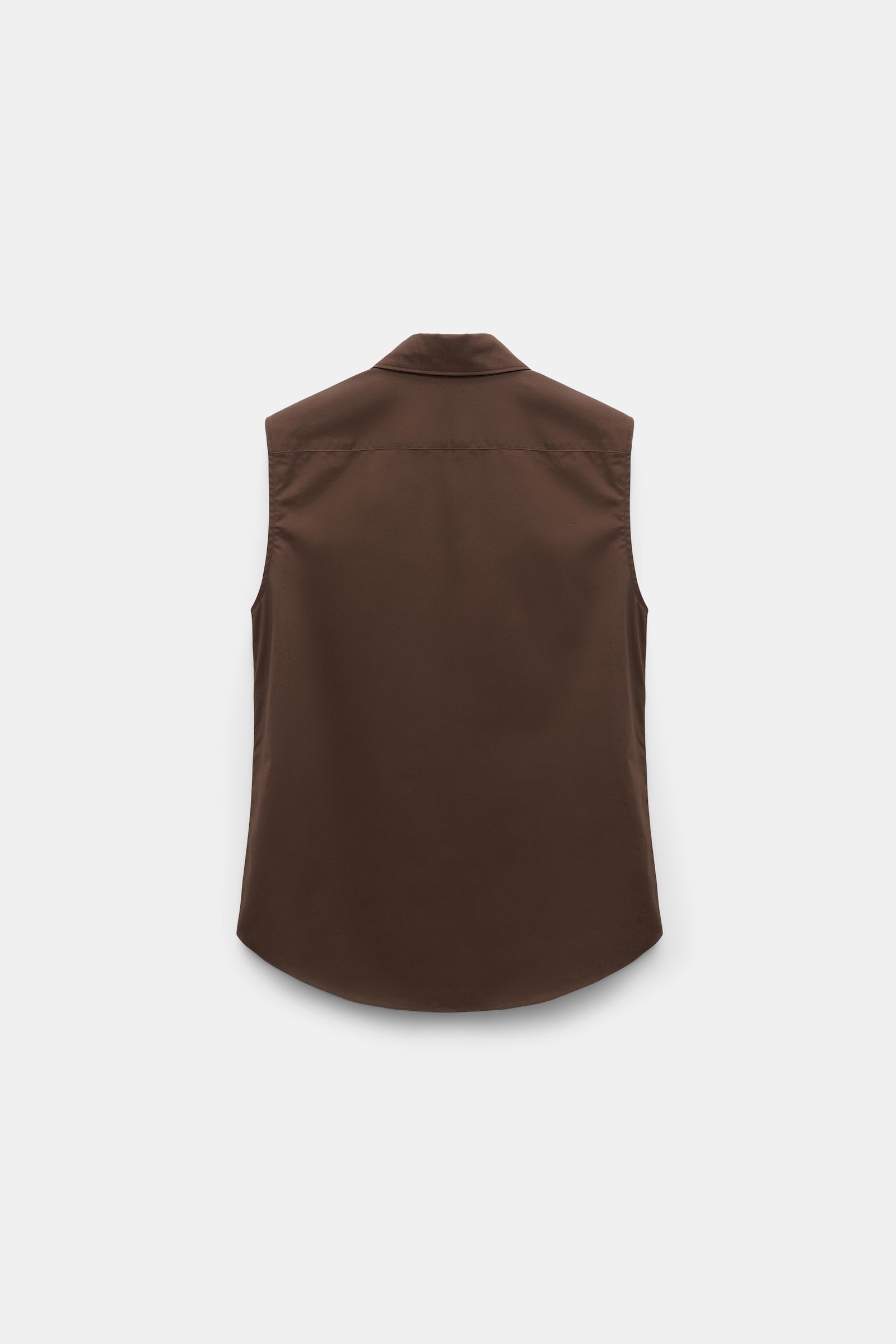 Dorothee Schumacher Hand-embellished sleeveless chocolate