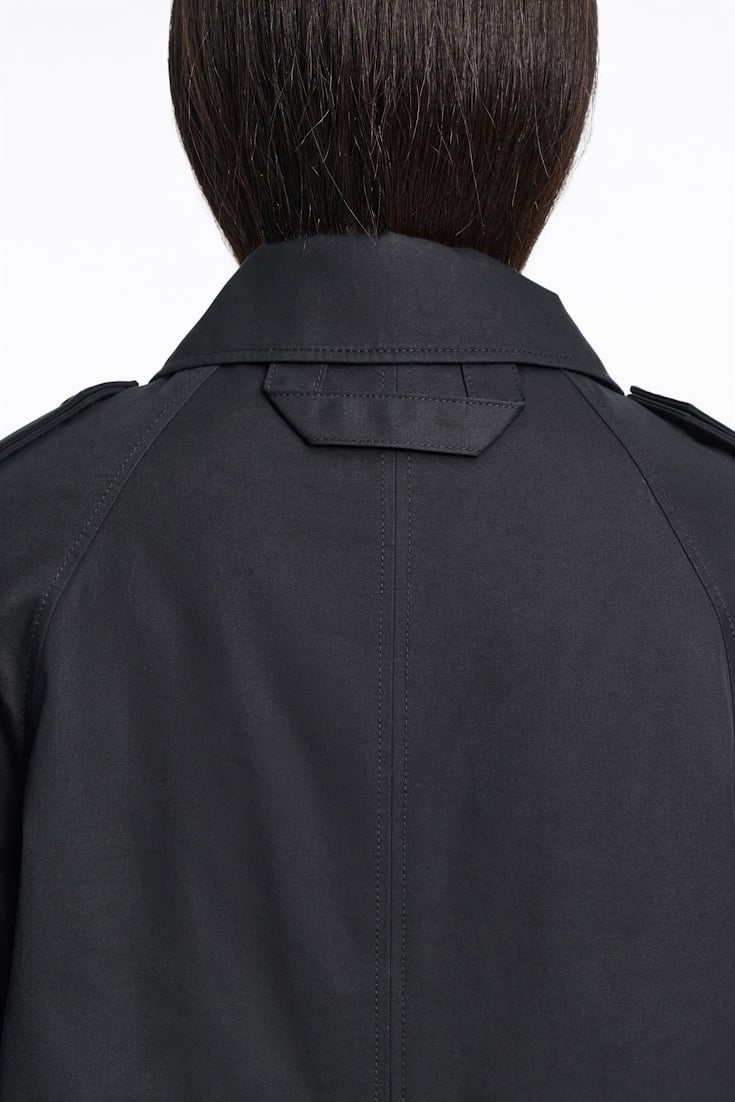 Dorothee Schumacher Kurzmantel aus Cotton pure black