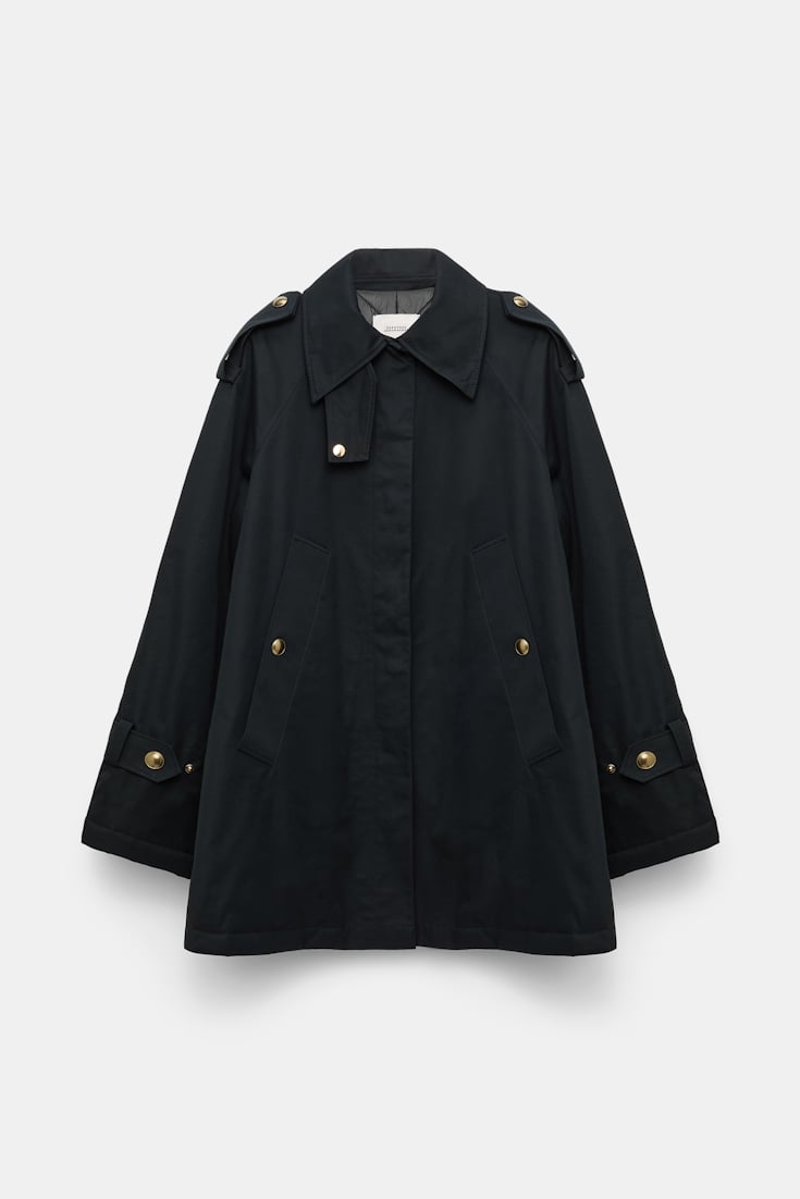 Dorothee Schumacher Kurzmantel aus Cotton pure black