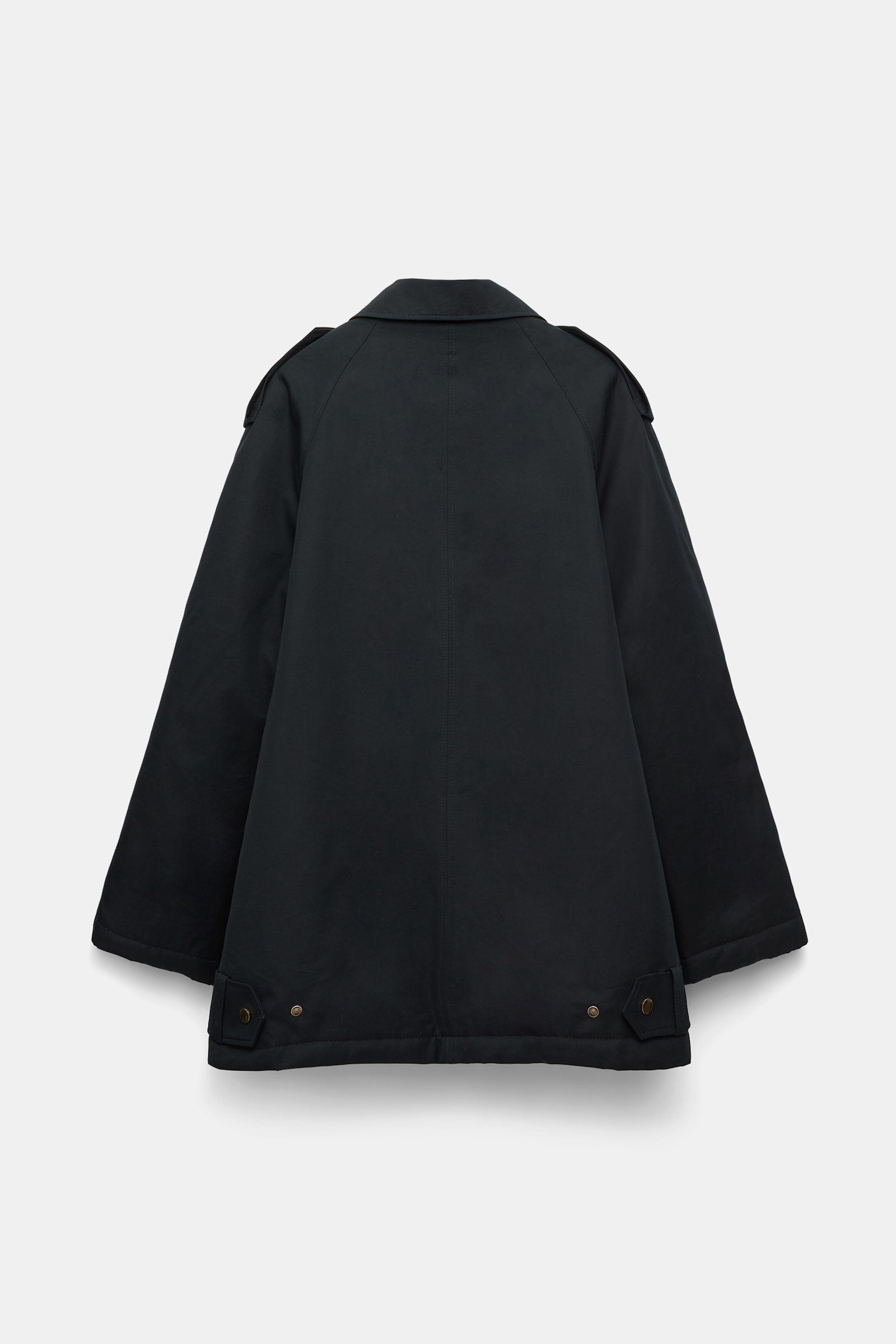Dorothee Schumacher Kurzmantel aus Cotton pure black
