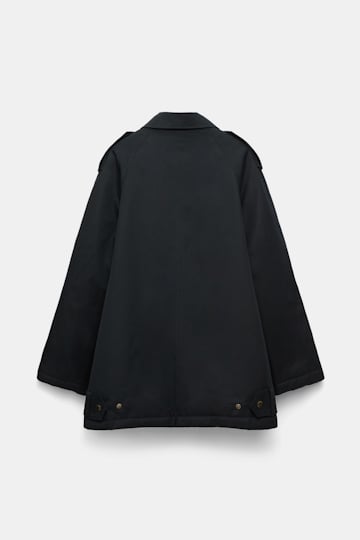 Dorothee Schumacher Short cotton coat pure black