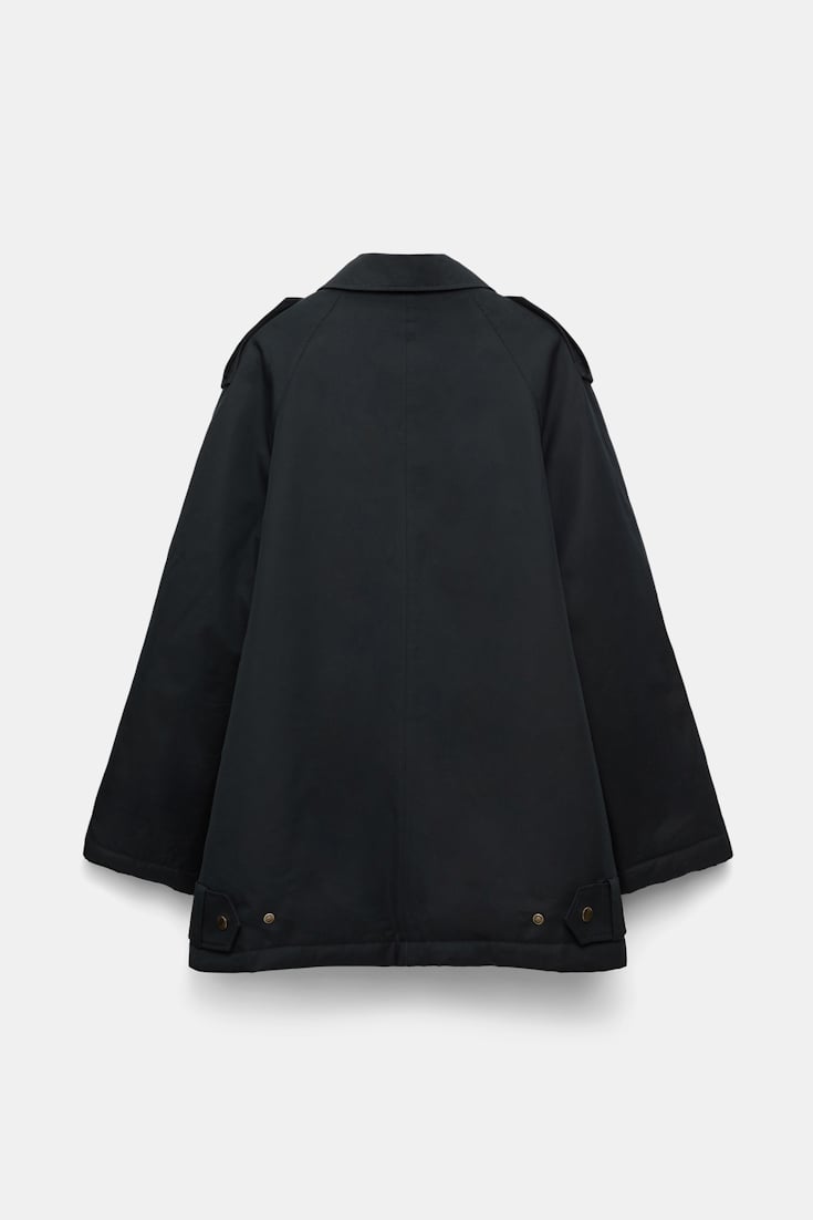 Dorothee Schumacher Kurzmantel aus Cotton pure black