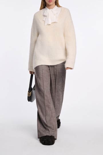 Dorothee Schumacher Bluse mit Schleifen-Element pure white