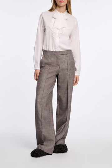 Dorothee Schumacher Bluse mit Schleifen-Element pure white