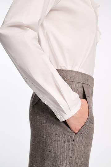 Dorothee Schumacher Bluse mit Schleifen-Element pure white