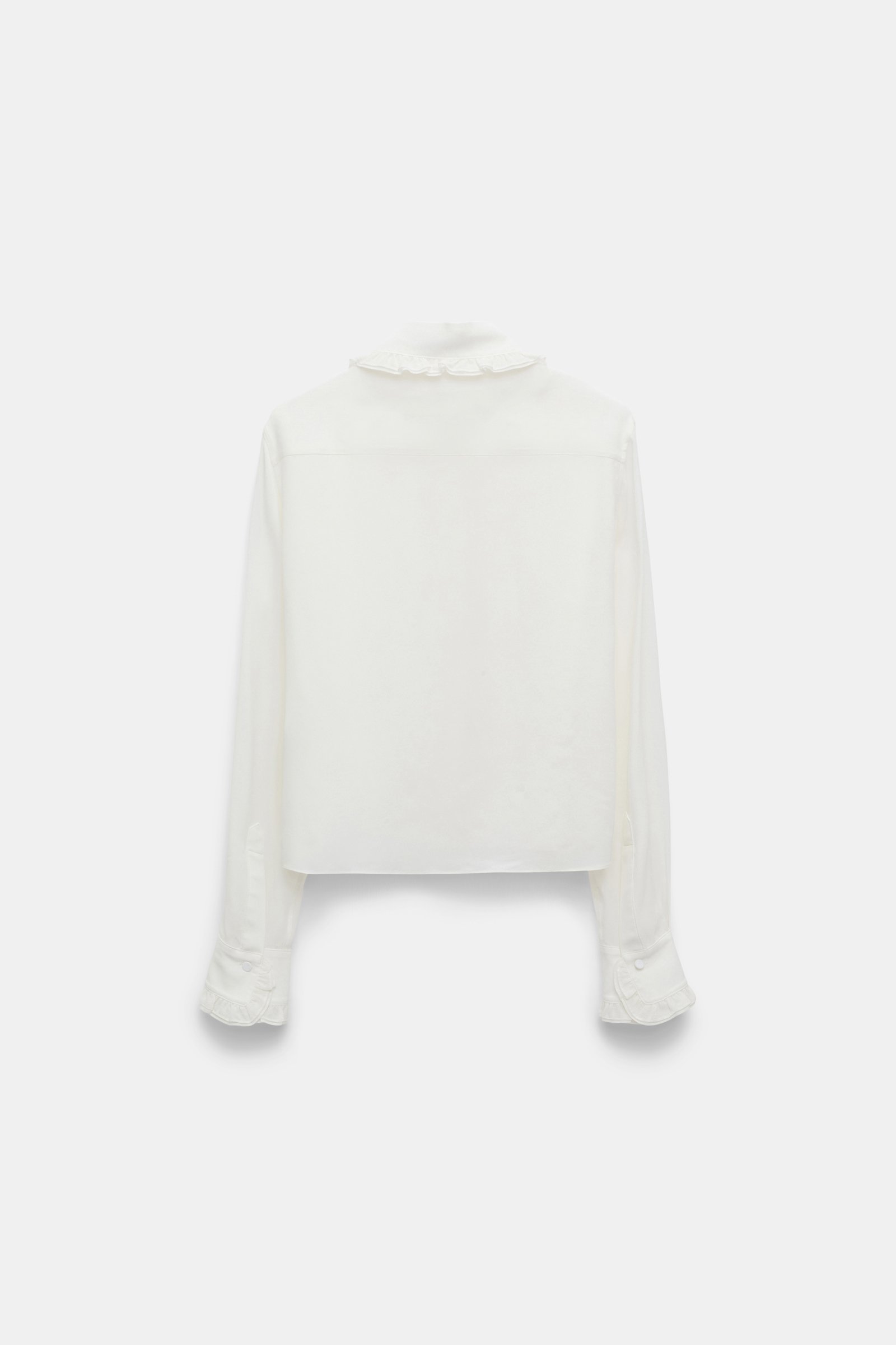 Dorothee Schumacher Silk-viscose crêpe de Chine blouse camellia white