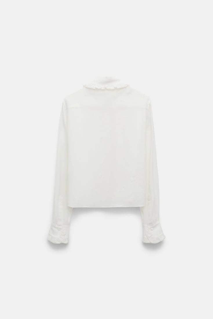 Dorothee Schumacher Silk-viscose crêpe de Chine blouse camellia white