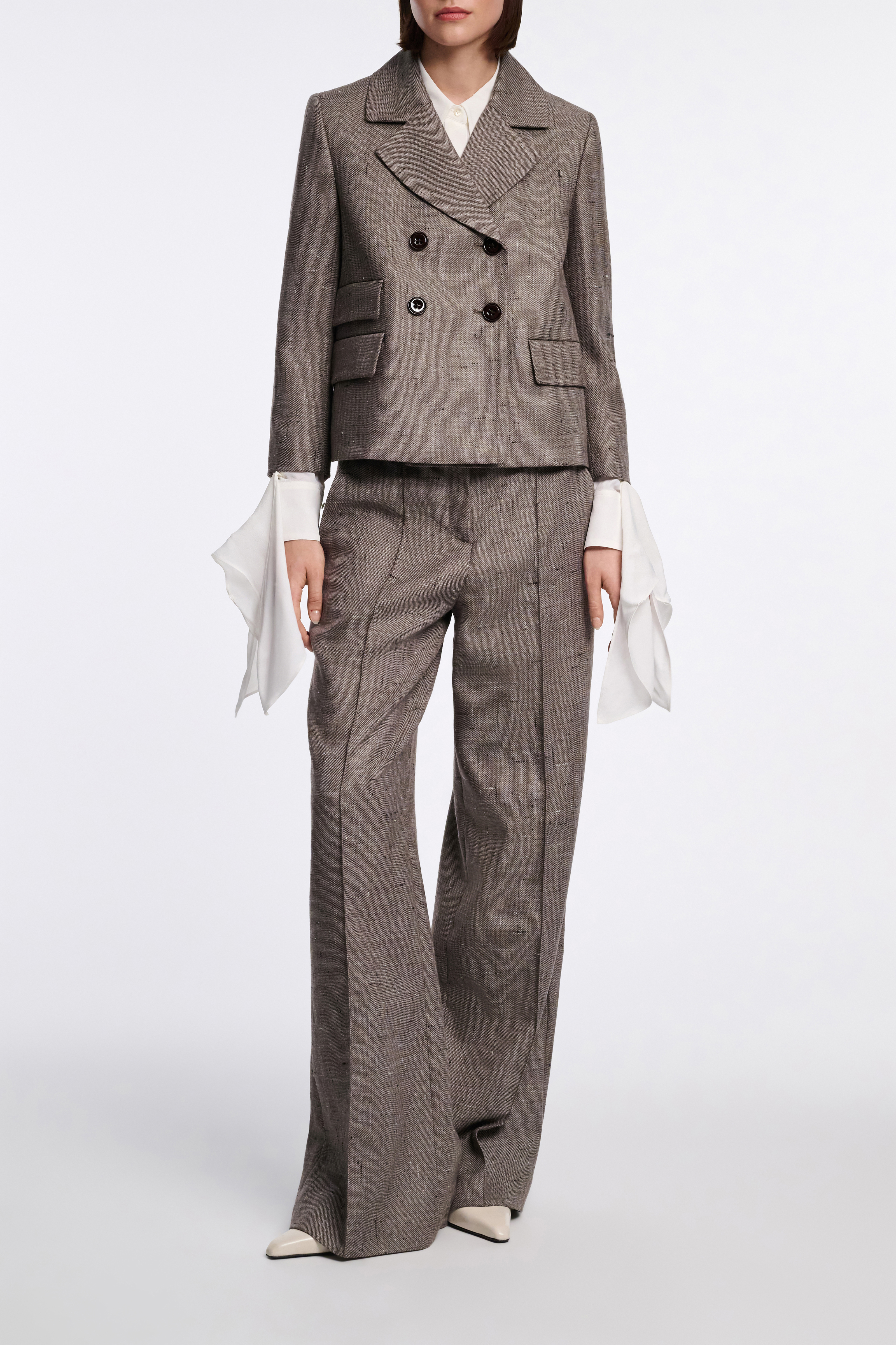 Dorothee Schumacher Silk-viscose crÃªpe de Chine tie-sleeve