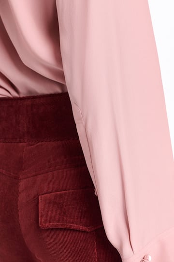 Dorothee Schumacher Bluse mit abnehmbarem Binde-Element tan